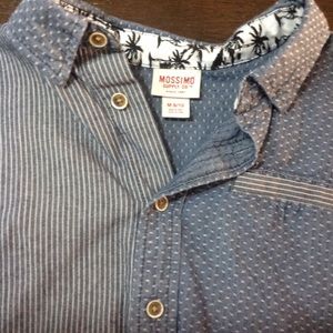 Cute blue button down short sleeve